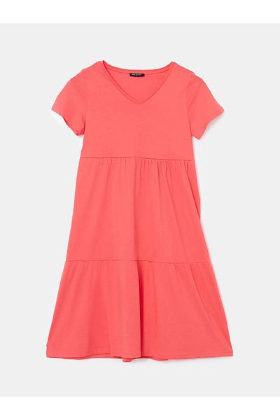 LC Waikiki V-Neck Women's Dress