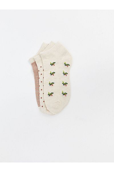 LC Waikiki Patterned Women's Booties Socks 3-Pack
