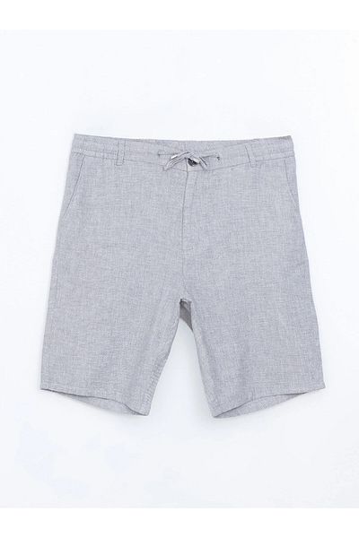 LC Waikiki Standard Fit Linen Blended Men's Shorts