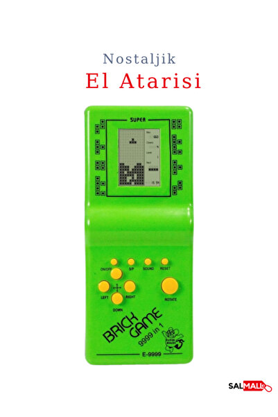 SalMall Tetris Nostaljik El Atarisi - Retro Eğlence