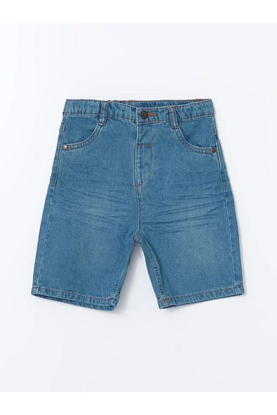 LC Waikiki Elastic Waist Boy Jean Shorts