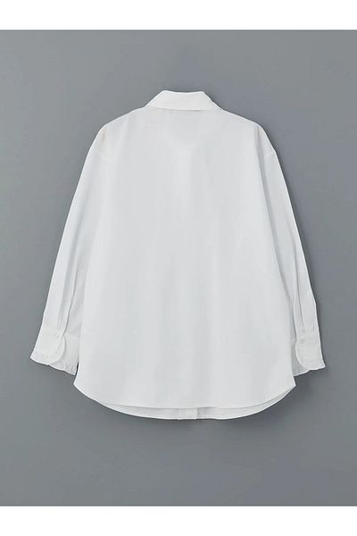 LC Waikiki Ruffle Detailed Poplin Women's Shirt Tunic