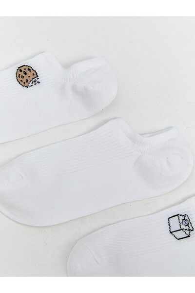 LC Waikiki Printed Women's Booties Socks 5-Pack