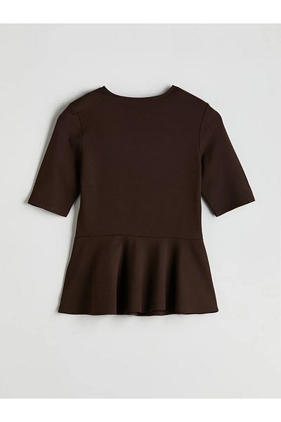 LC Waikiki Μπλούζα Peplum με λαιμόκοψη