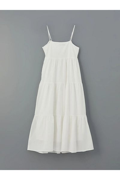LC Waikiki Φόρεμα Poplin με τετράγωνο λαιμό