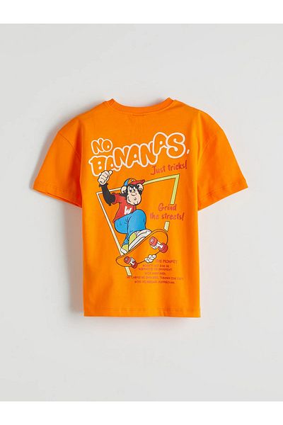 LC Waikiki Legendary Monkey Printed Boy's T-Shirt