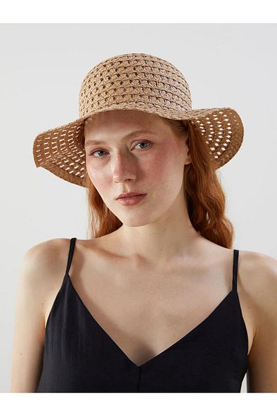 LC Waikiki Straw Women's Fedora Hat