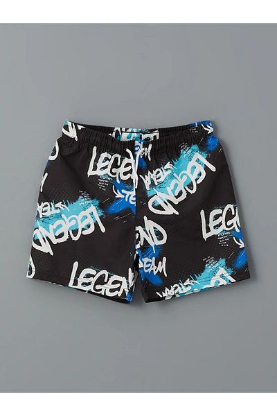 LC Waikiki Crew Neck Boy's Undershirt and Swim Shorts