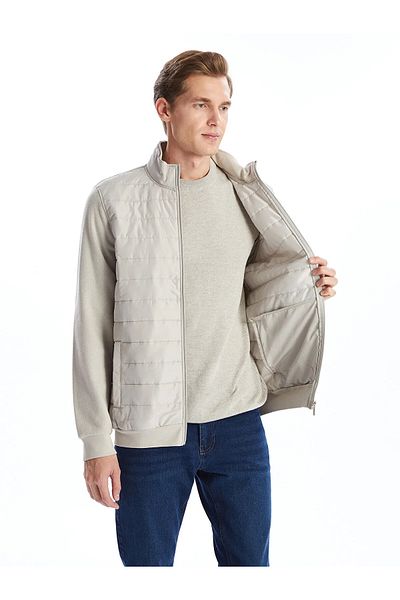 LC Waikiki Ανδρικό παλτό Standard Fit Stand Collar