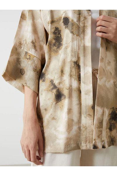 LC Waikiki Γυναικείο κιμονό Oversize με γιακά σάλι