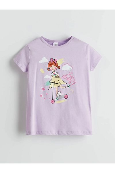 LC Waikiki Crew Neck Girl's Pajama Set