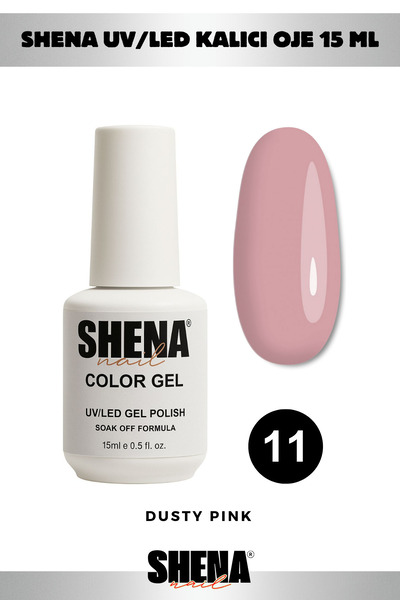 Shena Kalıcı Oje 15 ml - 11 Eflatun - Uv/led Gel Polish ❤ From Dubai