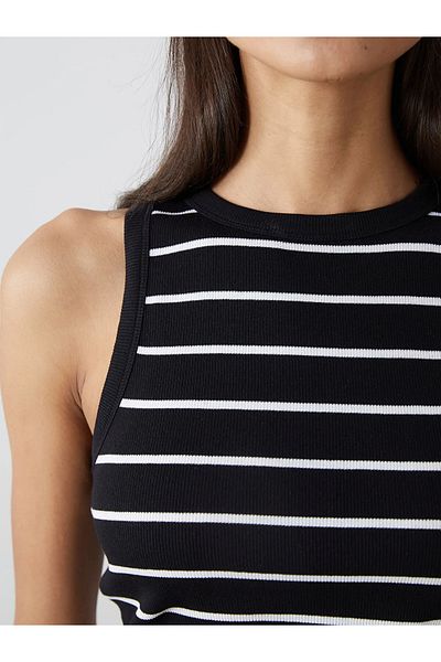 LC Waikiki Crew Neck Striped Women's Athlete
