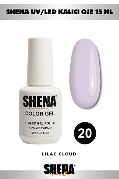 Shena Kalıcı Oje 15 ml - 20 Lila Bej - Uv/led Gel Polish ❤ From Dubai