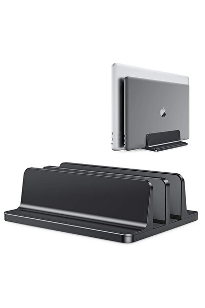 Choice black Vertical Laptop Stand Aluminium Adjustable Portable Notebook Mou...