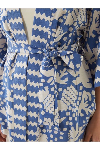 LC Waikiki Kimono de damă supradimensionat cu guler șal