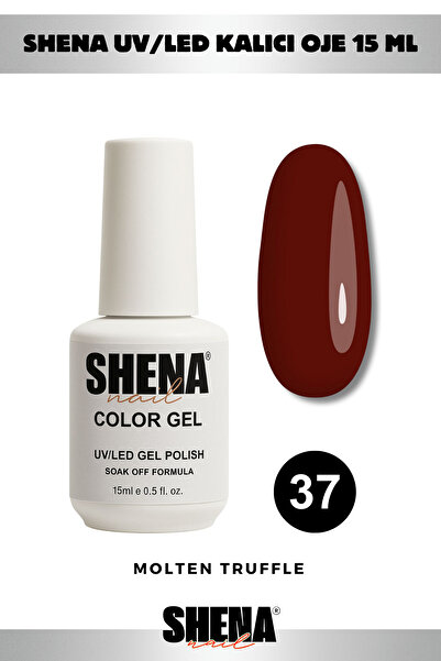 Shena Kalıcı Oje 15 ml - 37 Acı Kahve - Uv/led Gel Polish ❤ From Dubai