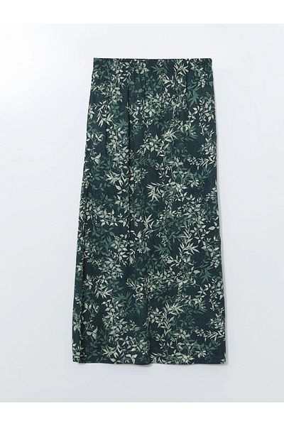 LC Waikiki Floral γυναικεία φούστα με ελαστική μέση