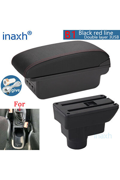 choice2 B1 Black red 3USB For Opel Corsa D Armrest box For Opel Corsa Car arm...