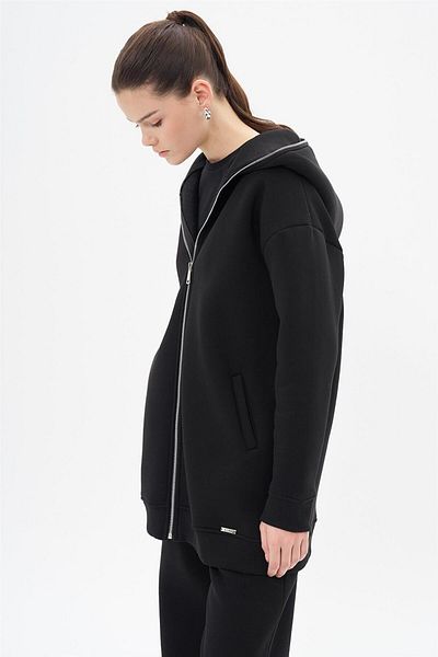Kayra Pocket Detailed Sweatshirt Black