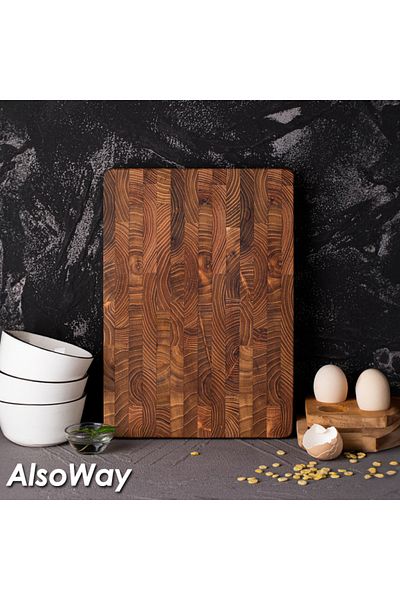 Choice S Large Size,high Quality Teak Wood Cutting Board:16.5*11.8 Inch/13.3*9.5 Inch,1 Inch Thick，suitabl.