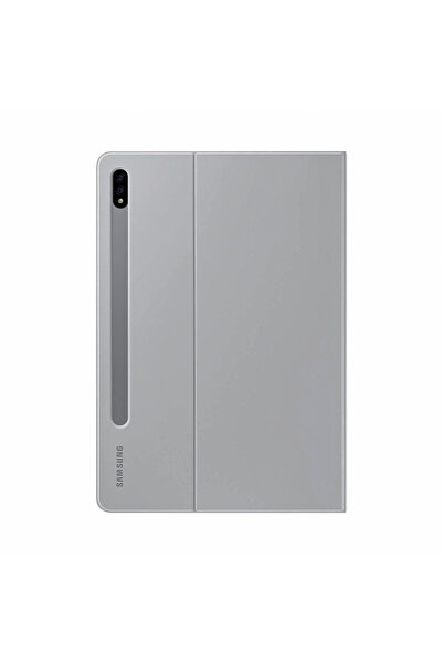 Samsung Galaxy Tab S8 5G Kaplamalı Kapaklı Kılıf Uzay Gri Türkiye Garantili