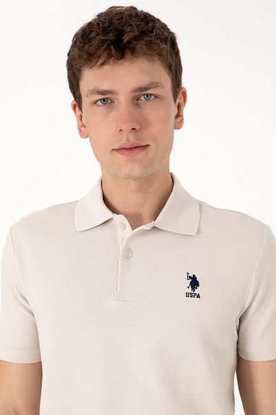 U.S. Polo Assn. Ανδρικό μπλουζάκι με γιακά πόλο Tase Stone 2106339