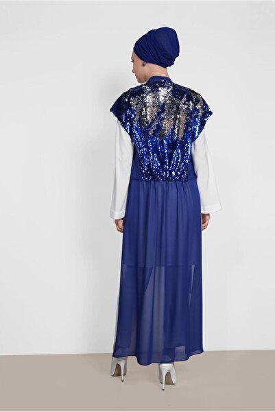 Alvina 4145 Model Double Tunic with Sequins