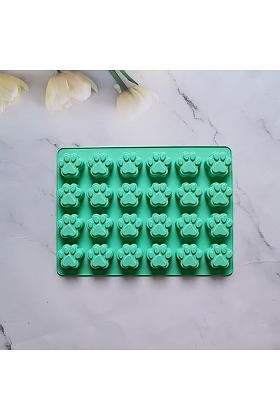 Choice 013green Dog Paw Silicone Mold Cat Animal Foot Print Mould For Soap Candy Chocolate Jelly Pudding Ic
