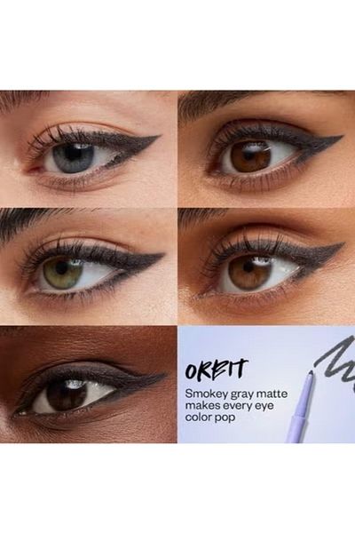 KOSAS Soulgazer Waterproof Gel Eyeliner - Long-Lasting, Orbit - Smokey Gray Matte 0.35g