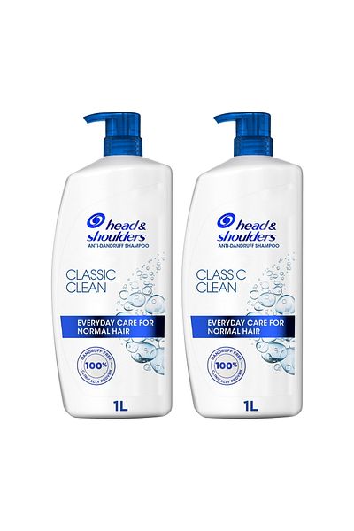 Head&Shoulders Head & Shoulders Classic Clean Anti-Dandruff Shampoo 2 x 1 Litre