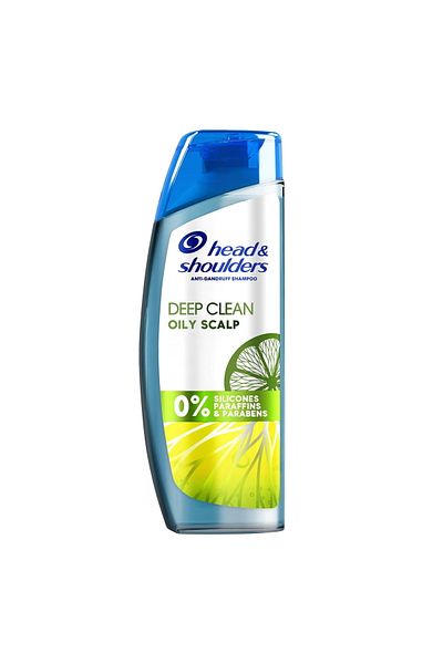 Head&Shoulders شامبو هيد آند شولدرز المضاد للقشرة برائحة الحمضيات لتنظيف عميق لفروة الرأس الدهنية 400 مل