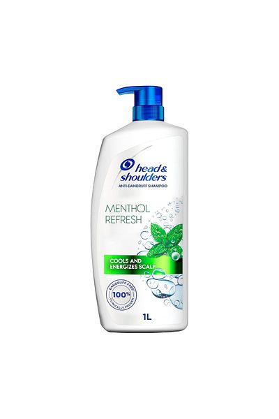 Head&Shoulders Head & Shoulders Menthol Refresh Anti-Dandruff Shampoo 2 x 1 Litre