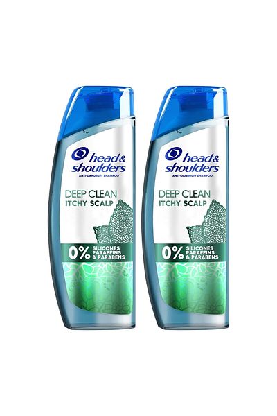 Head&Shoulders Head & Shoulders Deep Clean Itchy Scalp Peppermint Anti-Dandruff Shampoo Value Pack