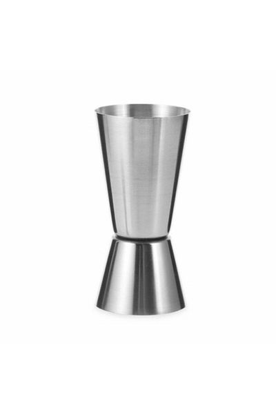 PUFO Metal measuring cup for alcoholic beverages, cocktail, ideal for bars, restaurants, bartenders
