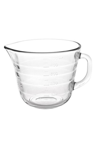 PUFO Spumator de lapte din sticlă, pentru spumarea laptelui, cappuccino, tip carafă barista cu mâner, 500 ml