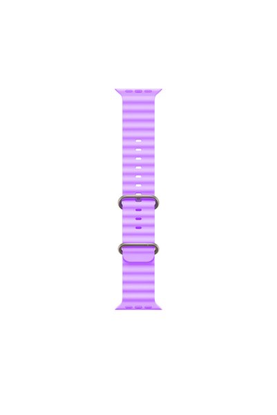 Winex Mobile Winex 42-49mm Yeni Nesil Apple Uyumlu Akıllı Saat Kordonu Silikon Mor