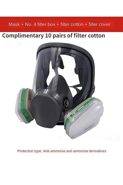 Choice 17 In 1 Set 6800 Anti-fog Gas Mask, Industrial Paint, Spray, Vaccination, Safety, Work, Dust Filter,