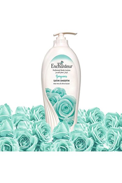 ENCHANTEUR لوشن ساتان سموث جورجيوس مع خلاصة الصبار وزبدة الزيتون 750 مل
