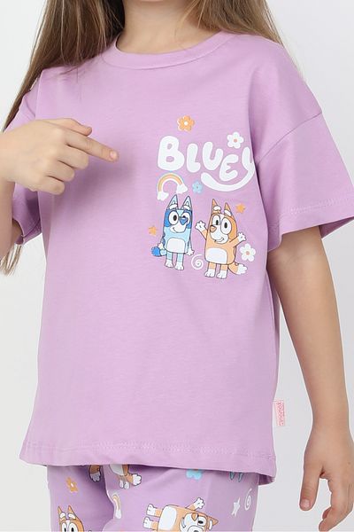 e-çocuk Комплект от 2 части за момиче и дете с куче BLUEY 4874