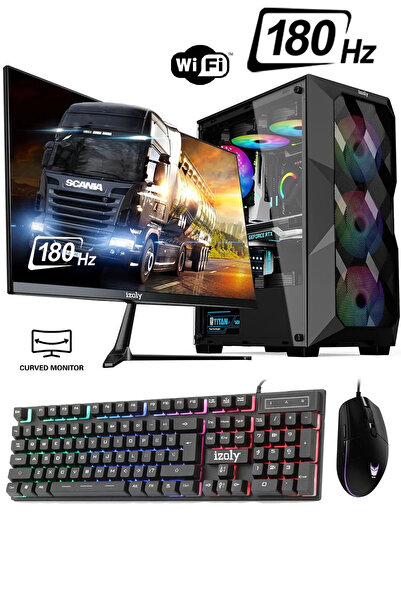 IZOLY Kadabra X I5-12400f 16gb 256gb M.2 Nvme Rx 580 8gb 24" 180hz Oyuncu Mas...