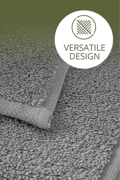 HOME ESSENTIALS Набір з 4 рушників, 100% бавовна, рушник для гостей, преміум-клас, 600 г/м², найвища м'якість, дуже швидке висихання