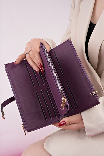 MUGGO Perfect Phone and Coin Compartment Envelope Model Women's Wallet