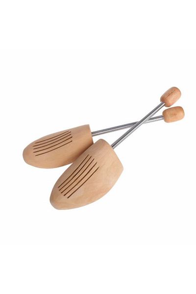 PUFO Wooden shoe tree, unisex, set of 2 pieces, adjustable size