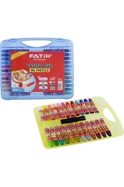 Fatih Crayon 24 Colors King Size (with Bag)