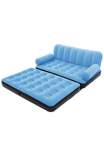 MACON 5 في 1 سرير هوائي مزدوج قابل للطي متعدد الوظائف، أريكة وكرسي استرخاء ومرتبة مع