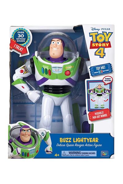 Toy Story لعبة باز لايتيير ديلوكس سبيس رينجر المتحركة للأطفال مع أكثر من 30 مقولة/صوت، 12 بوصة