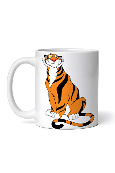 OEM Personalized White Mug, Rajah The Tiger From Aladdin, Inovatix®. 330ml