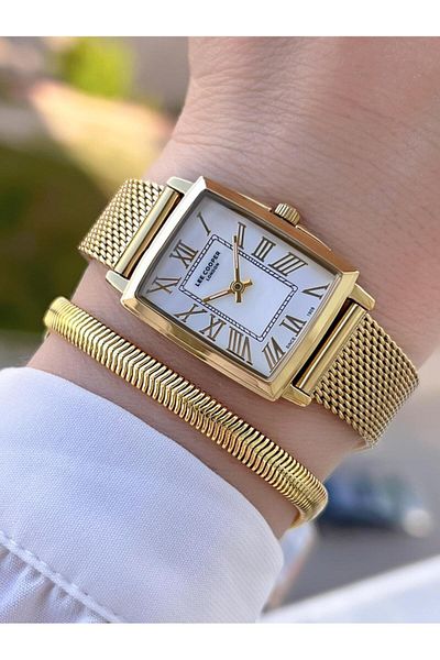 Lee Cooper Vintage Series Steel Band 3 Atm Water Resistant Women Wrist Watch Blc08027.120