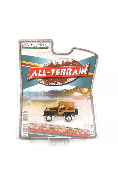 TOYFEST Greenlight 1/64 All-Terrain Series 16- 1976 Jeep Cj-5 Renegade
